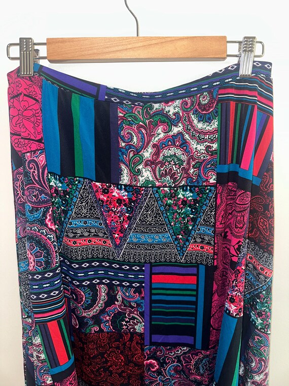 Grace Elements Women’s Size L Patchwork Kashmir P… - image 5