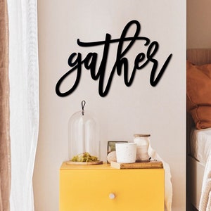 Gather Metal Wall Art: Farmhouse Kitchen Decor