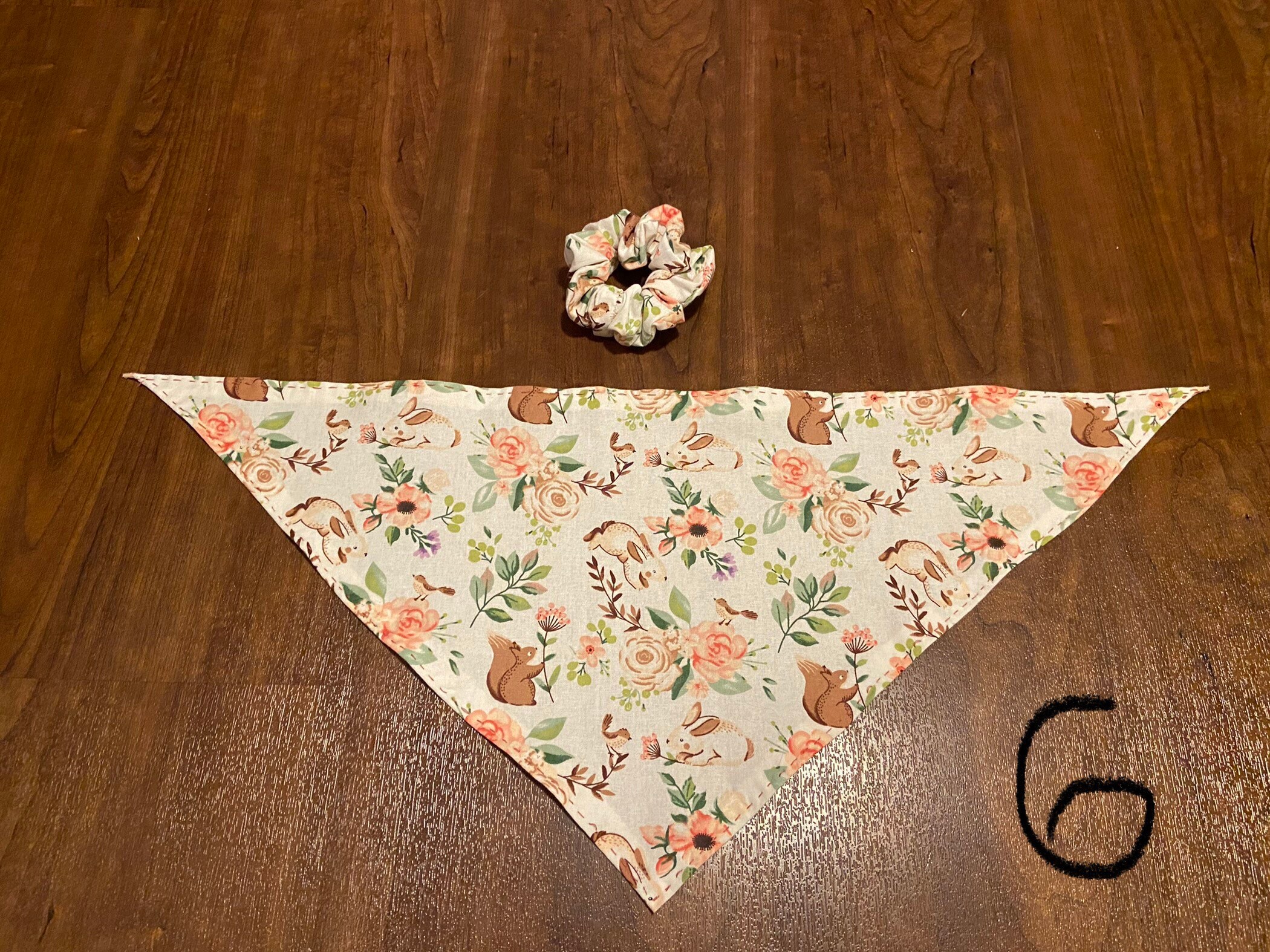 Matching dog bandana and scrunchie Etsy