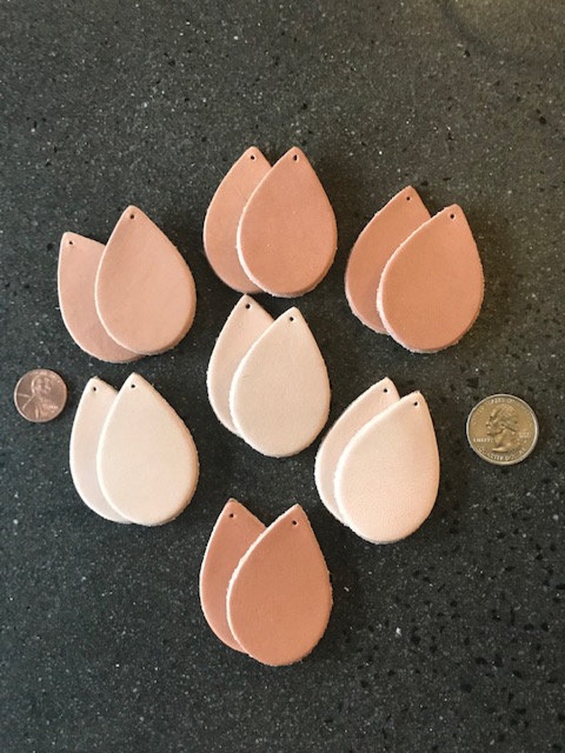 20 Pairs Earring Blanks Leather Teardrop Shapes,Earring Blanks, Blanks Earrings, Leather Blanks Earrings, Leather Earring Blanks, blanks image 4