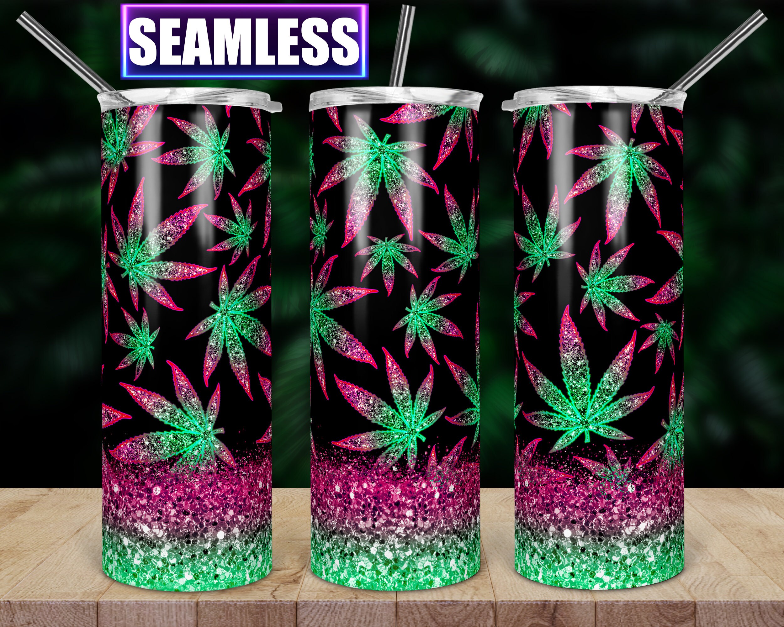Weed Tumbler Valentine Glitter Tumbler Tumbler Design Etsy