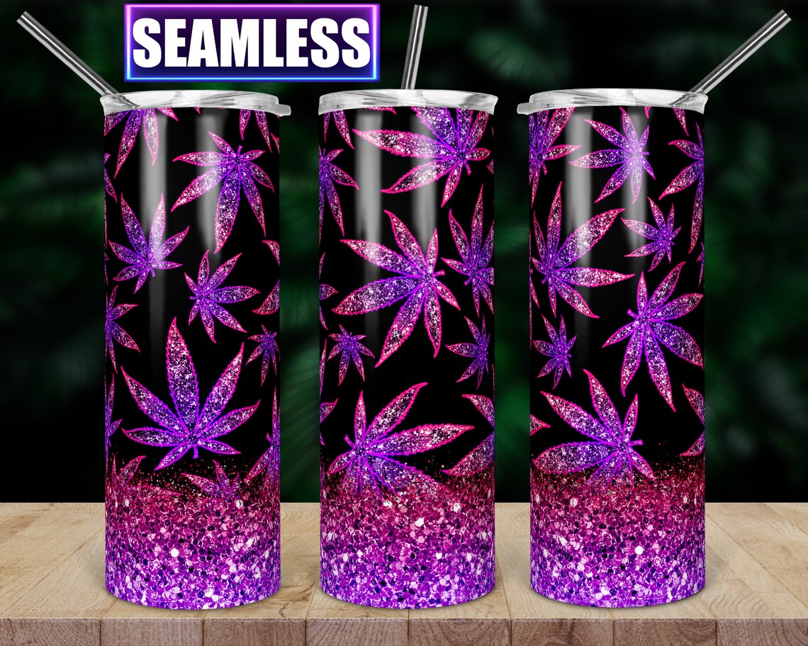 20 Oz Skinny Tumbler Sublimation Designs Bling Glitter Tumbler Etsy