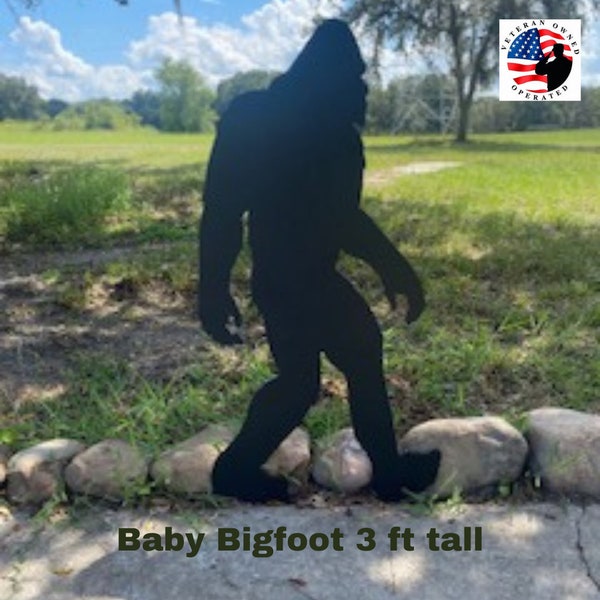 Bigfoot Silhouette For Yard Etsy Bigfoot silhouette for yard etsy