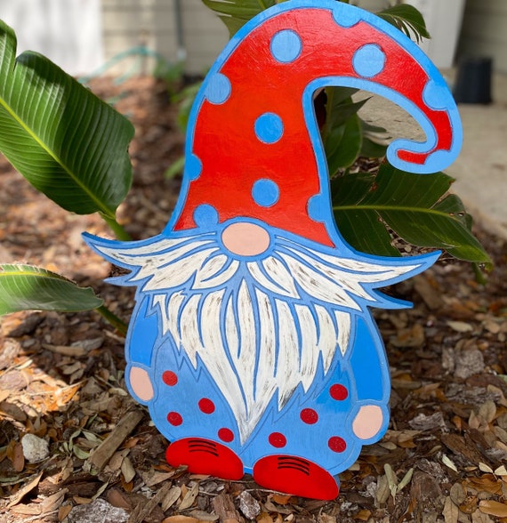 Garden Gnome Garden Gnome 2 Ft Tall Outdoor Decor Lawn | Etsy