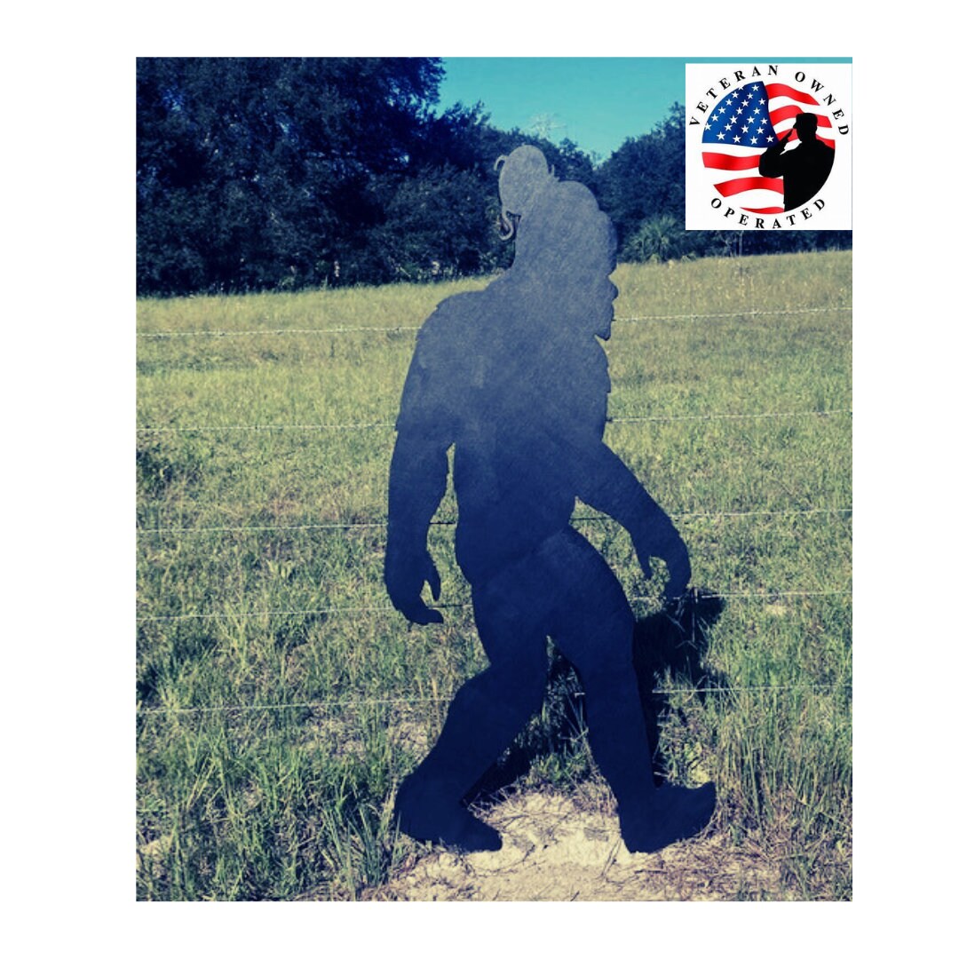 Bigfoot Yard Display 5ft Tall Mama Squatch Outdoor Wood Bigfoot Cutout Sasquatch Yard Art Wooden