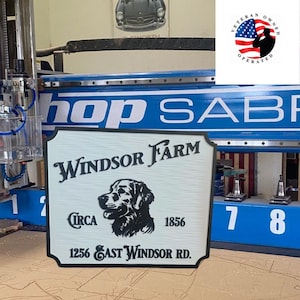 Personalized Address Sign  All Weather PVC  Sign Carved Outdoor Sign 3/4&quot; Thick PVC 23&quot;X19&quot; Available single or double sided Free Shipping