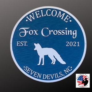 36&quot; Round Custom Carved Sign  Personalized 100% PVC Carved  House Sign  Custom made House Address Sign  Carved Outdoor Sign