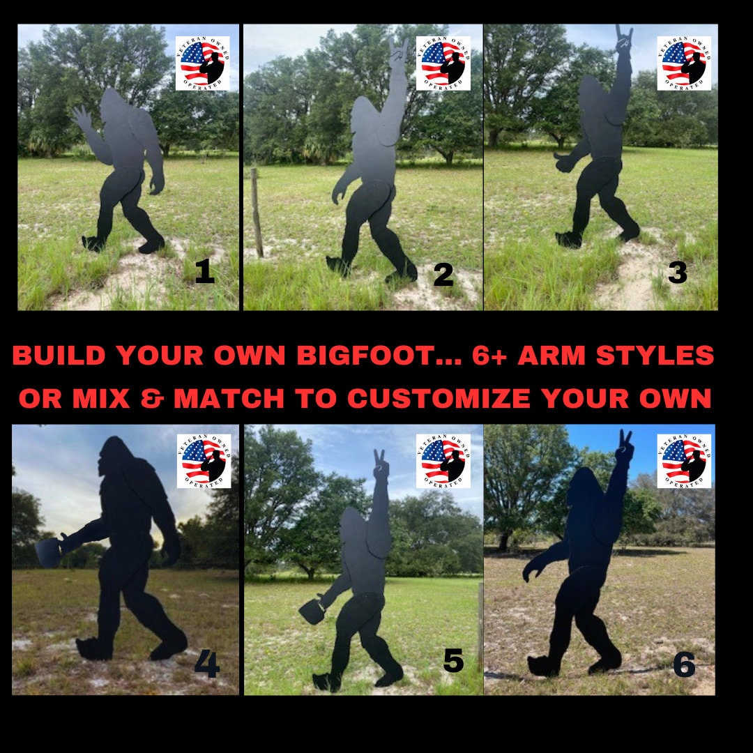 Custom Bigfoot Build Your Own Bigfoot Yard Display Choose From 6 Styles