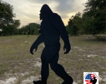 Huge All Weather Bigfoot Yard Display over 7ft tall Life-size Bigfoot Cutout  outdoor Wood Sasquatch Silhouette