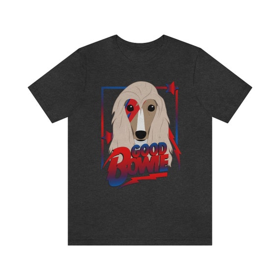 Good BOWIE Funny David Bowie Dog Concert T shirt. Afghan Etsy Canada