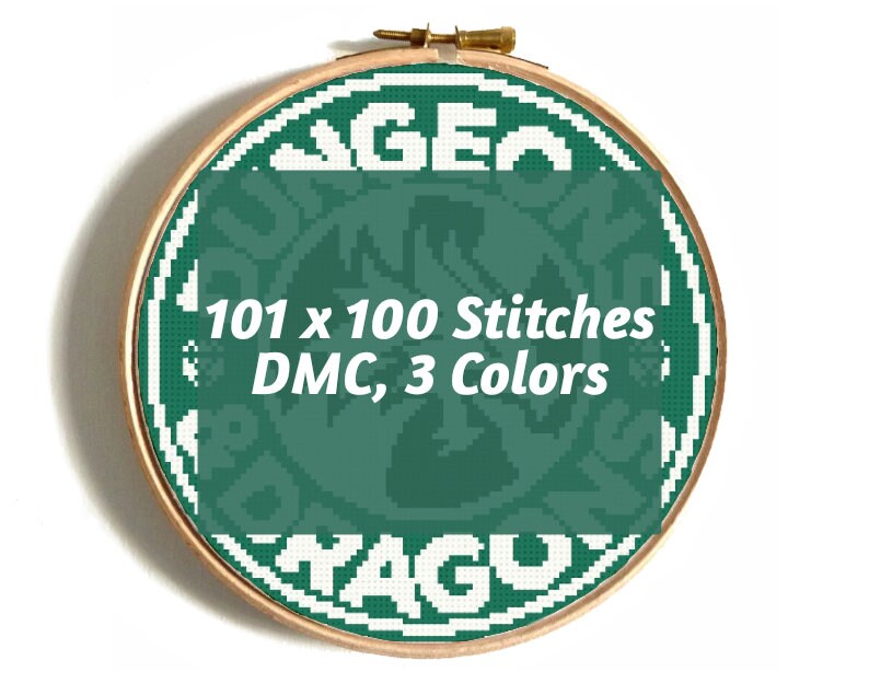 Cross Stitch Pattern PDF4 - Digital Download – D20 Dnd Game Dungeons ...