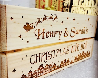 Personalised Christmas Eve Box | Personalised Christmas Eve Crate - GUARANTEED XMAS DELIVERY!!!