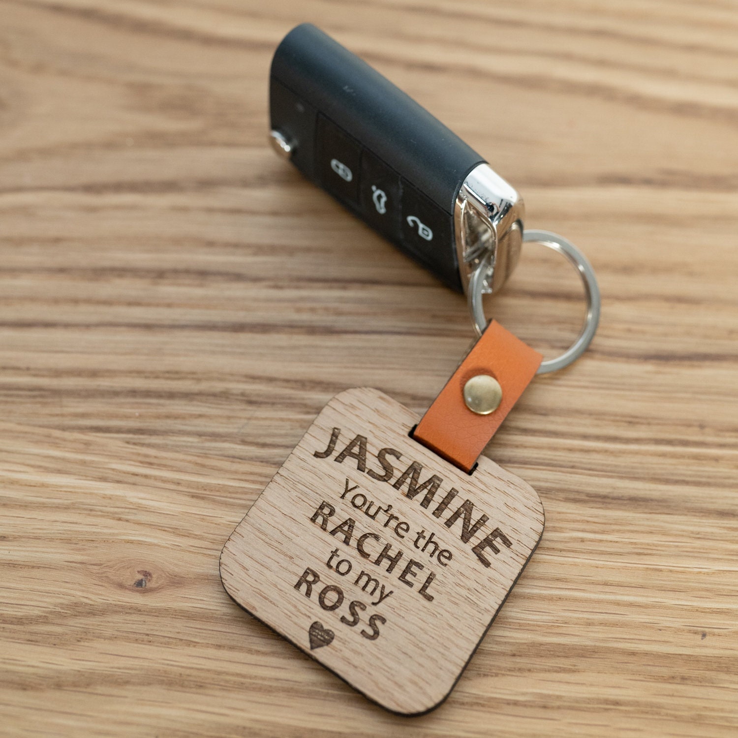 Personalised 'You're The Rachel To My Ross' Jigsaw Piece Keyring Wedding Day Present Perfect Gift Newlyweds Valentines Mr&Mrs