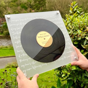 Wedding Record Alternative Guestbook - First Dance Special Song Couple&#39;s Guest Book for Wedding guests- Album Band Music Theme Lovesong Vows