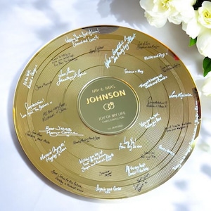 Księga Gości Ślubnych Oświadczeń - Złoty Pierwszy Taniec Specjalna Piosenka Księga Gości Pary Tablica - Album Zespół Muzyczny Temat - Lovesong LP