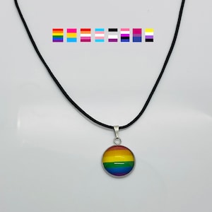 LGBTQ Pride Silk Necklace