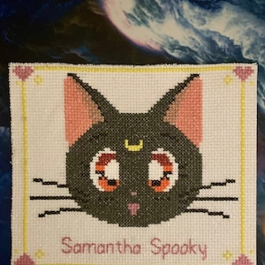 Sailor Moon Luna & Artemis || Cross Stitch Pattern Instant Download PDF