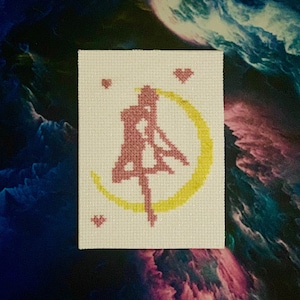 Sailor Moon Minimal || Cross Stitch Pattern Instant Download PDF
