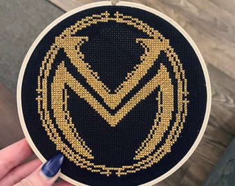 Vox Machina Crest - Critical Role || Cross Stitch Pattern Instant Download PDF