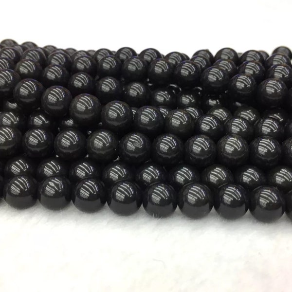 Black Jade Beads Etsy