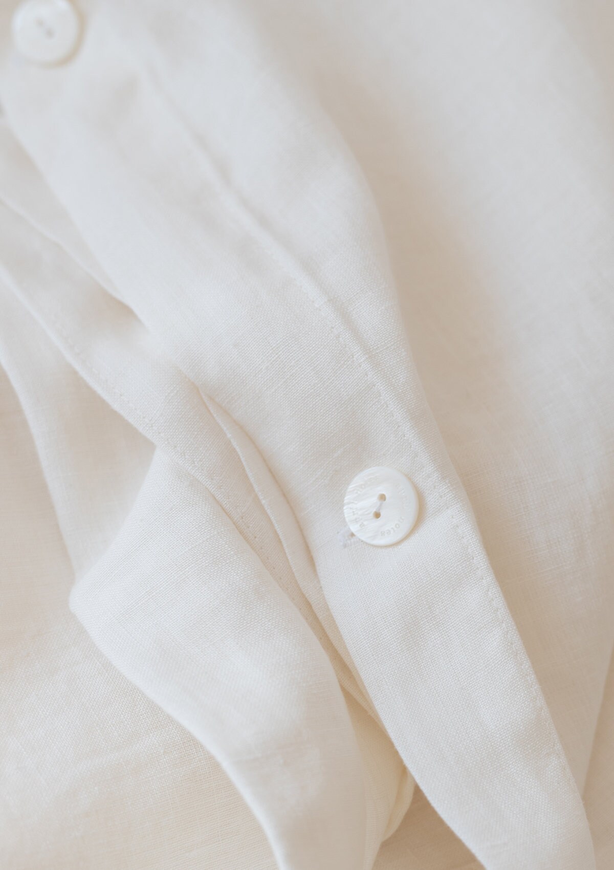 White Linen Duvet Cover Washed Linen Bedding Linen Comforter - Etsy