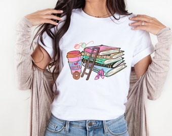 Book Lover T-Shirt, Funny Book Shirt, Bibliothecaris Shirt, Cadeau voor Book Lover, Book Club Shirt, Funny Reading Shirt, Moederdag Cadeau