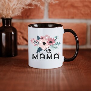 Caneca de flores silvestres, xícara de café de flores, caneca de flores, caneca de café da mamãe, caneca da mamãe, presente do dia das mães, novo presente da mãe, presente do amante do café