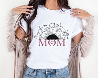Mom T-Shirt, Mom Shirt, Flower Shirt, Wildflower Shirt, Mother's Day Shirt, Mother's Day Gift, New Mom Gift, Comfort Colors,
