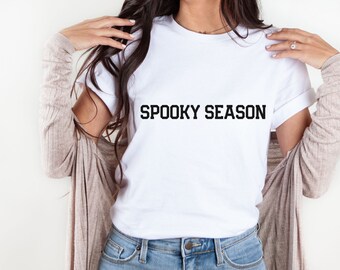 Spooky Season T-Shirt, Spooky Season Shirt, Halloween Shirt, Cute Halloween Shirt, Funny Halloween Tee, Cute Fall Top