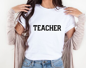 Teacher T-Shirt, Teacher Shirts, Teacher Mode Shirt, Teacher Gift, Gift for Teacher, Cute Teaching Tee, Funny Teacher Tee, Teacher Life Top,