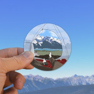 Alpine Views Sticker