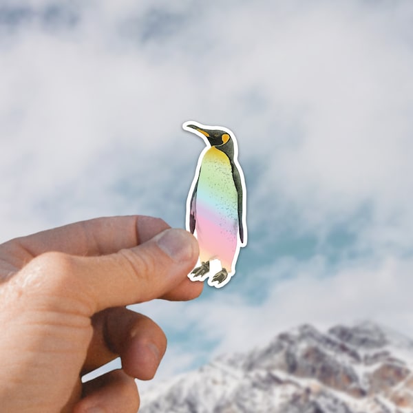 Holographic Penguin Sticker