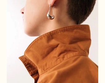 Lemaire inspired U-shape drop earrings