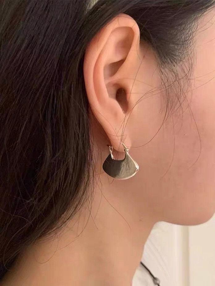 アクセサリー SOPHIE BUHAI Moon Pierced Earrings-Gold Sophie_Simone_Silke1984_dbd362