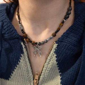 Y2K necklace butterfly necklace vintage style