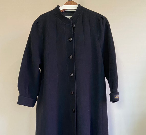 Woolen vintage coat, 90’s long women’s coat， 90% … - image 1