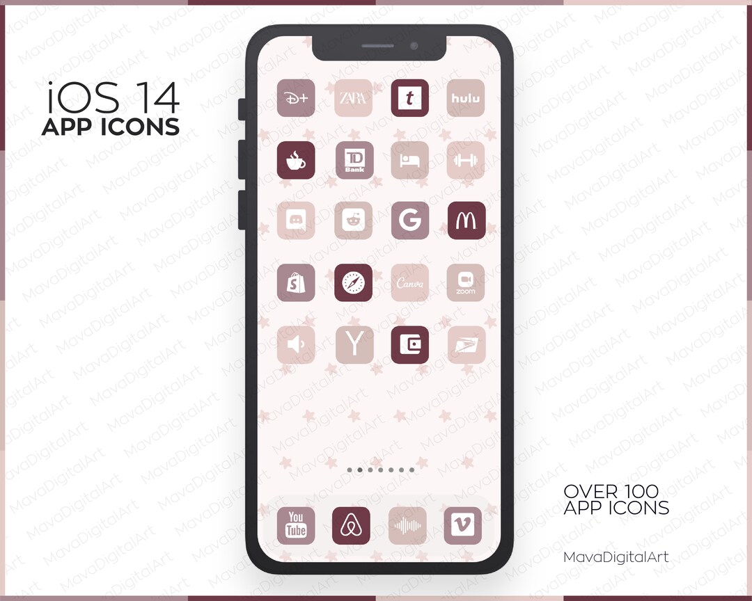 Ios Brown Icon Soft Brown App Icons for Ios 14 | Chocolate Colors for Ios 14 App Icons ...