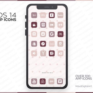 Soft Brown App Icons for iOS 14 | Chocolate Colors For iOS 14 App Icons to Personalize iOS Home Screen with Wallpapers