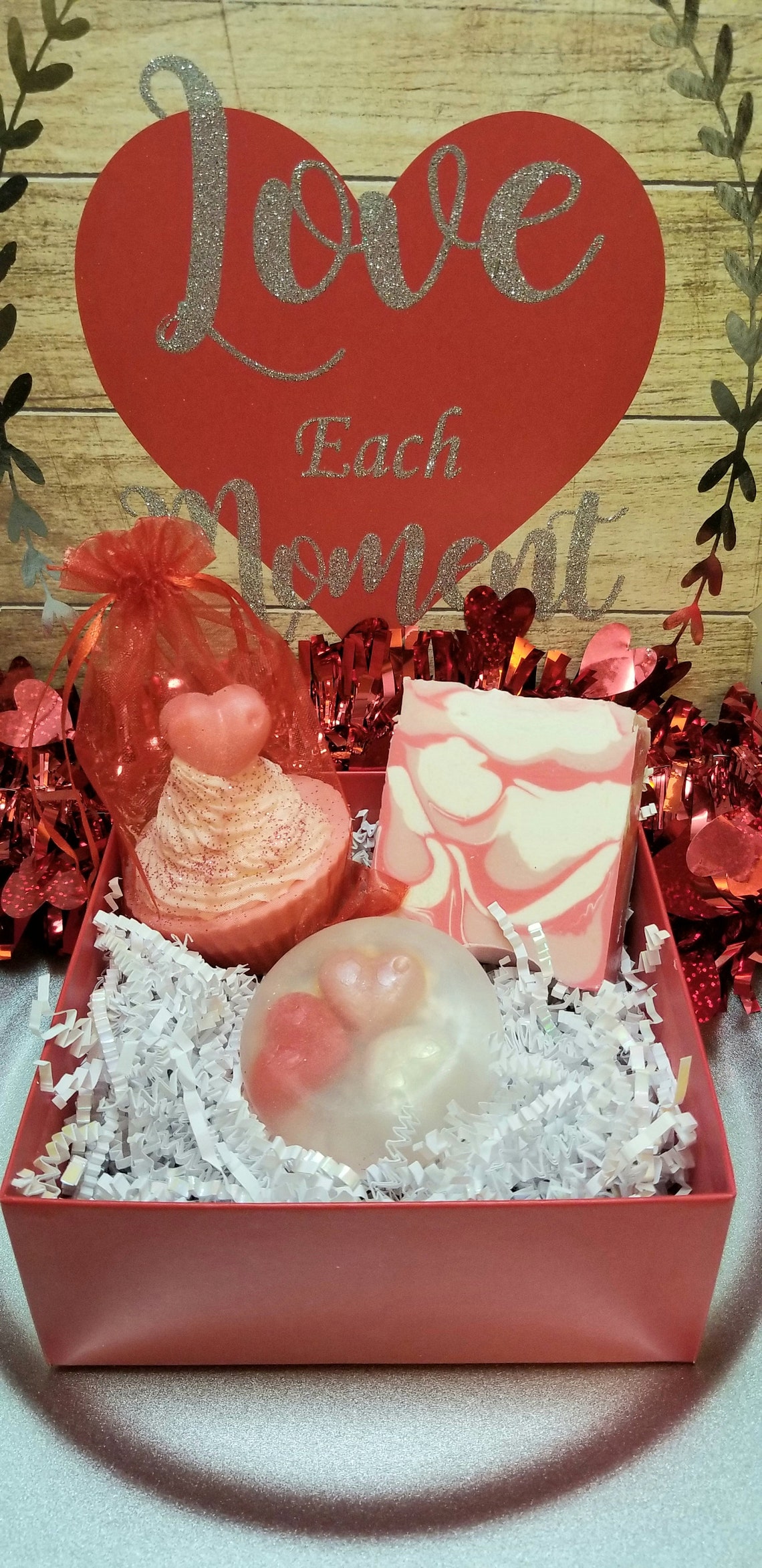 Ensemble cadeau de savon de jour de Valentine | Etsy