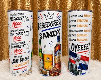 Somos Bebedores Republica Dominicana Tumbler Wrap 20oz