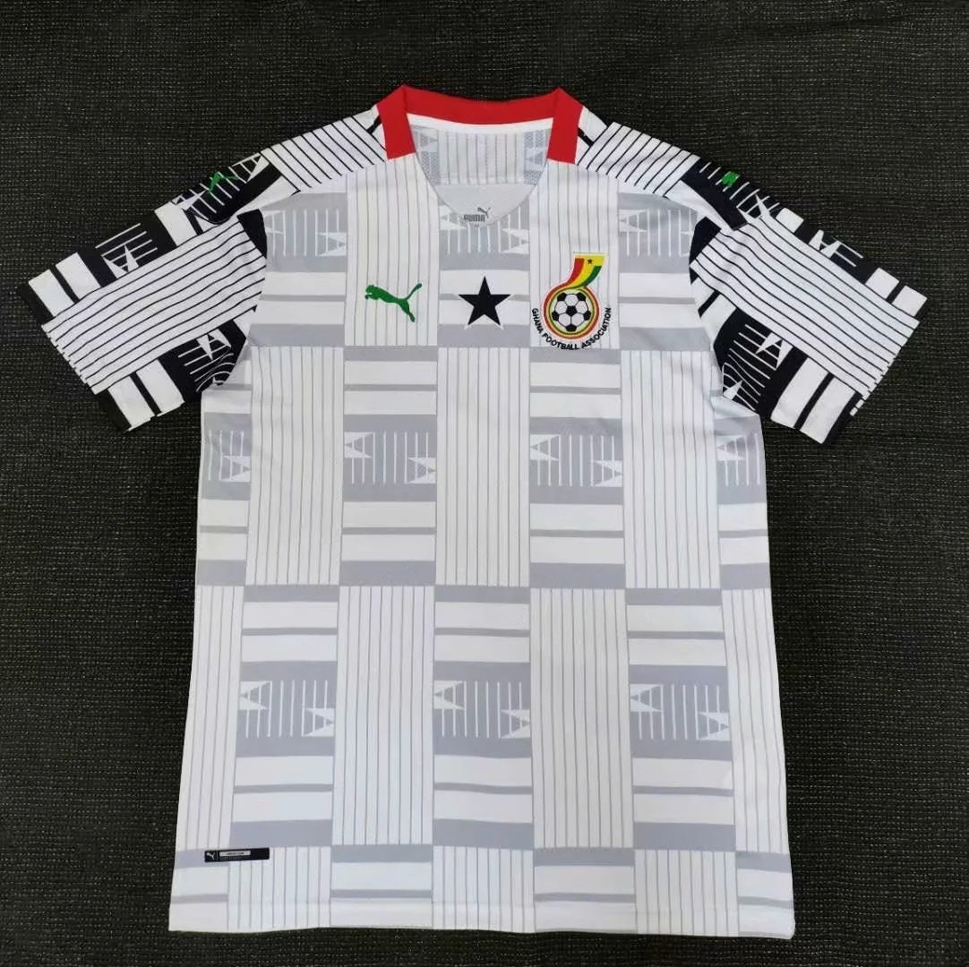 Retro Jersey 2020 Ghana Soccer Jersey Home Soccer Short Sleeve Etsy