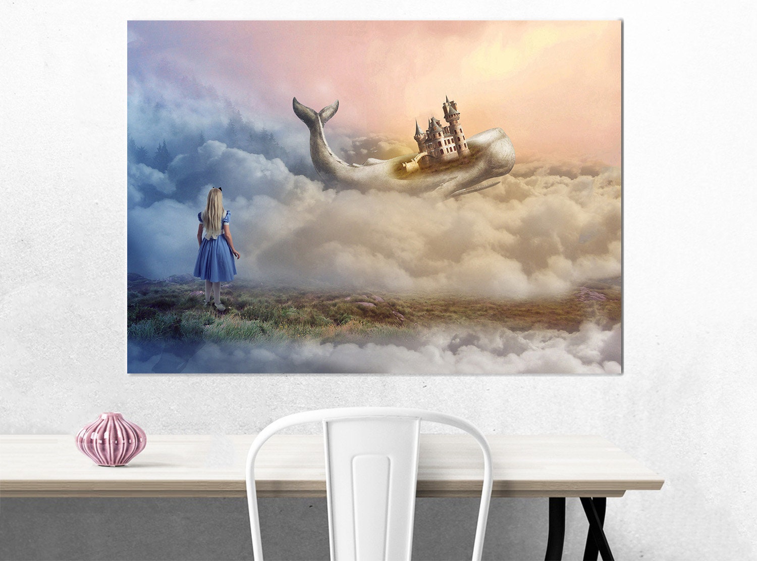 Wandbild Leinwandbild Alice im Wunderland Fantasie Traum | Etsy