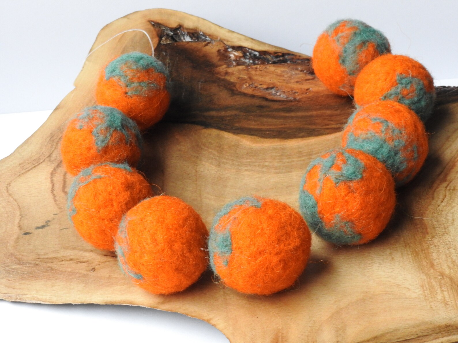 Spring Jewelry Handmade Wool Necklace Etsy