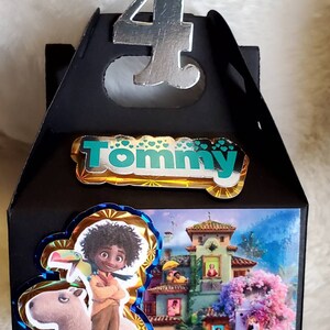 Encanto gable box, Favor candy Madrigal, Birthday Boy,gift box,Antonio Madrigal