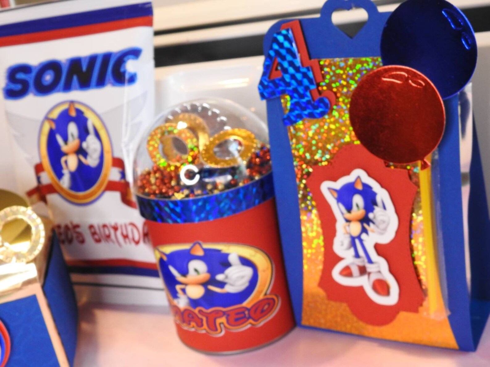Sonic Favor Box Kit, Sonic Bithday Party, Favor Box, Fparty Favor Box — free download