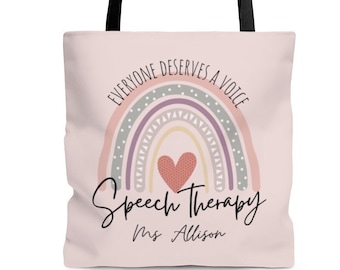 Speech Therapist Gift, Speech Language Pathologist Bag, Speech Therapy Gift, Speech Pathologist Bag Personalized SLP Gifts, Speech Pathology