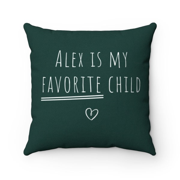 Funny Fathers Day Gifts, Favorite Child Pillow, Father's Day Pillow, Personalized Dad Gift, Hilarious Fathers Day Gift Ideas, Custom Cushion