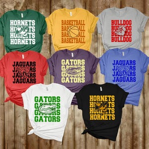 Custom school spirit shirts, Baseball Spirit Shirt, personalized mascot shirt, Retro Mascot Shirt, school shirts, sports team shirt