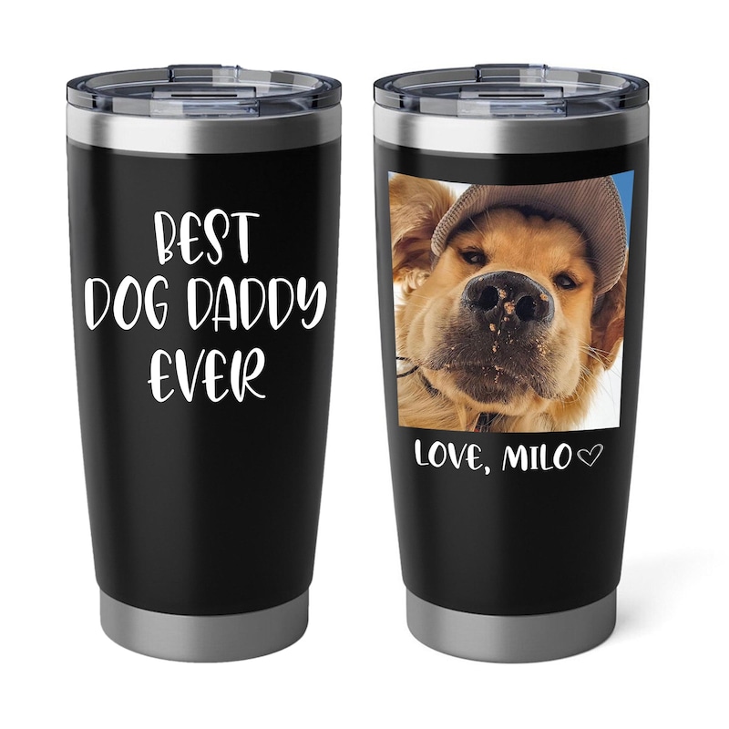 We Love You Best Dog Dad  - Personalized Custom Tumbler