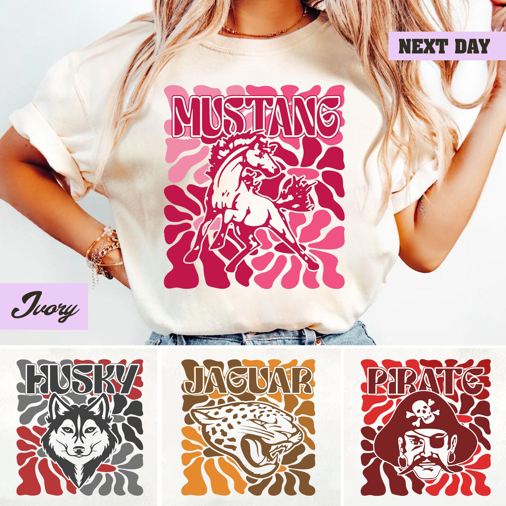 Custom Football Mascot Cheer Shirt, Floral Mascot Shirt, Custom School Spirit Tee, School Spirit Shirt, Matching Team Tee, Cheer Team Mascot